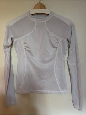lululemon athletica White Long-Sleeve Top